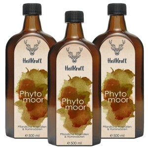 Heilkraft® Phytomoor mit Huminsäuren - 3x500ml