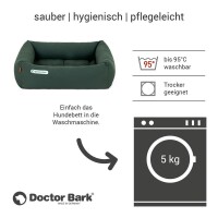 Doctor Bark® orthopädisches Hundebett - Grün - S 50 x 40cm