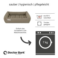 Doctor Bark® orthopädisches Hundebett - Goldbraun - L 70 x 60cm