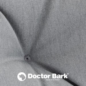 Doctor Bark® orthopädisches Hundebett - Hellgrau - S 50 x 40cm
