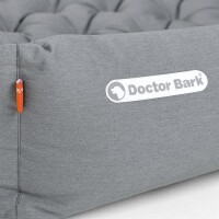 Doctor Bark® orthopädisches Hundebett - Hellgrau - M 60 x 50cm