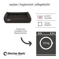 Doctor Bark® orthopädisches Hundebett - Braun - XXL 90 x 80cm
