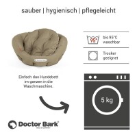 Doctor Bark® orthopädisches Hundebett Nest RUND - waschbar bei 95°C