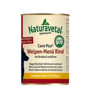 Naturavetal® Canis Plus WELPEN-Menü Rind - getreidefrei
