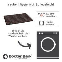 Doctor Bark® Hundesteppdecke - Braun - L 100 x 80cm