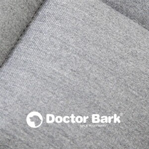 Doctor Bark® Hundesteppdecke - Hellgrau - S 65 x 50cm