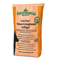 Naturavetal® Welpen & Junghunde GEFLÜGEL 15kg - größere Pellets