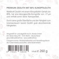 Waldkraft® Zeolith - Naturmineral mit 80% Klinoptilolith 240g - Nachfüllbeutel